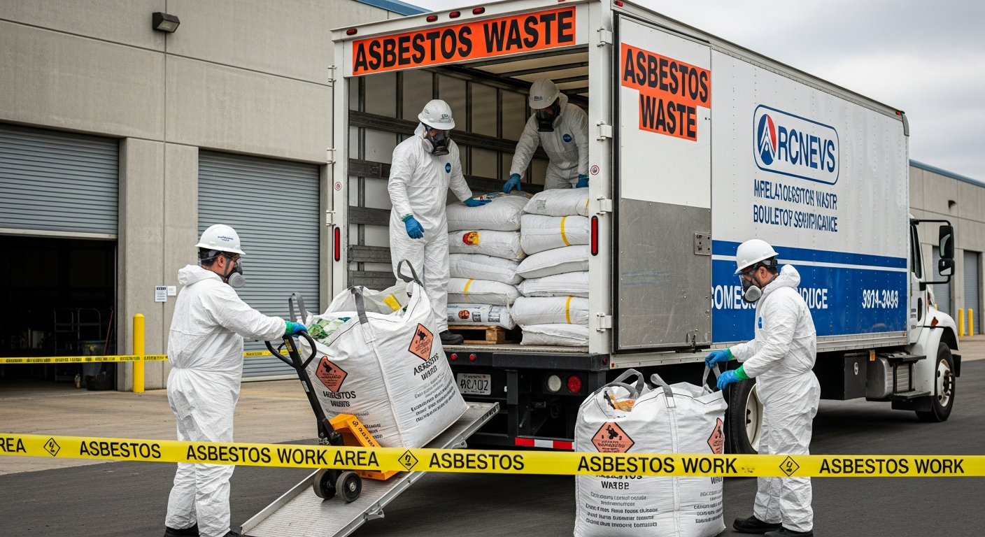 Asbestos transport to EPA facility