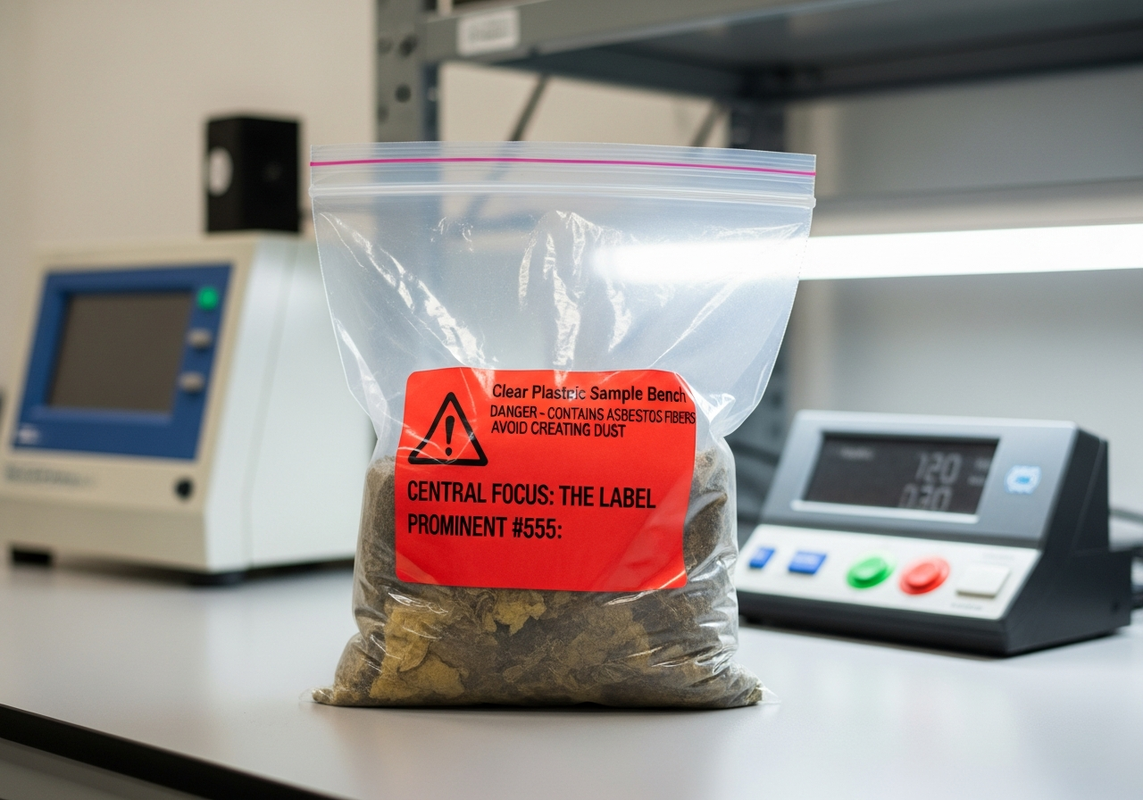 Asbestos sample and chain of custody