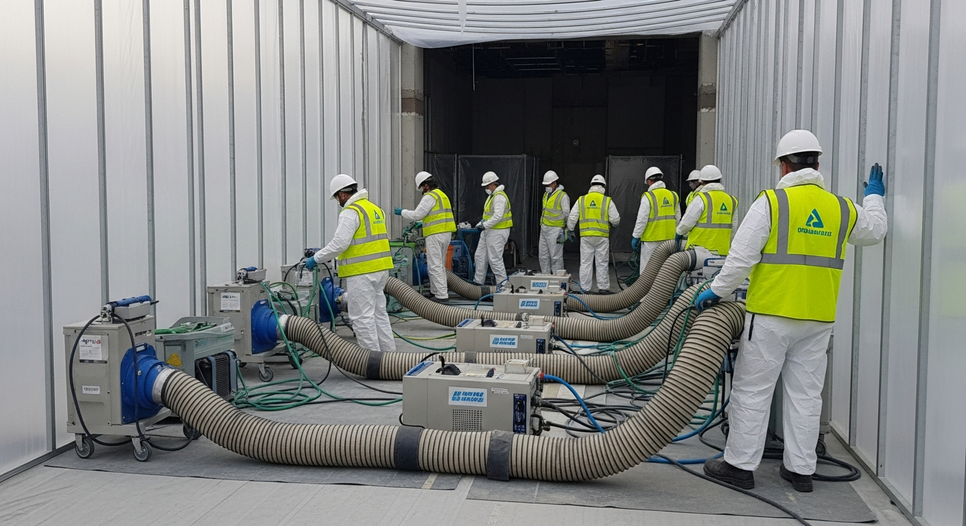 Commercial asbestos removal