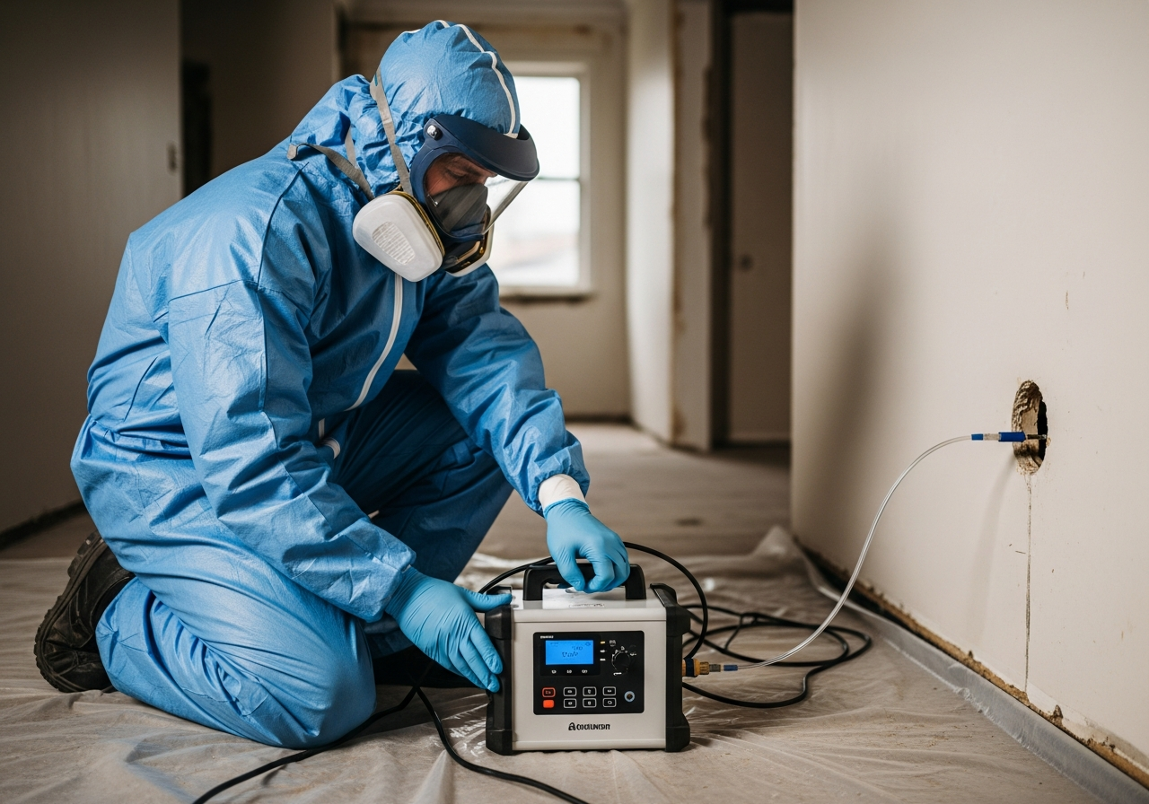 Air monitoring setup