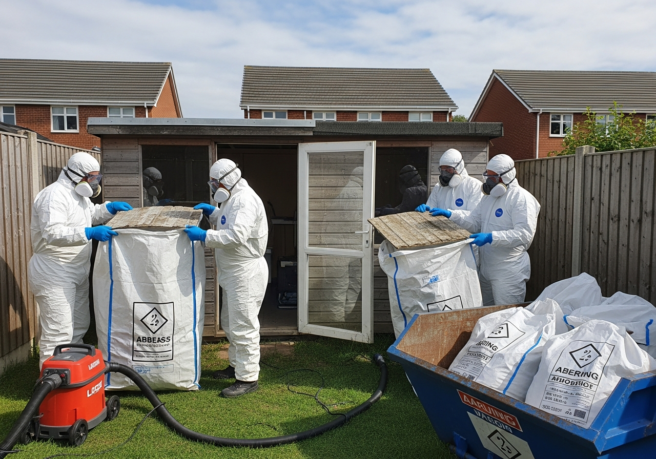 Asbestos removal process