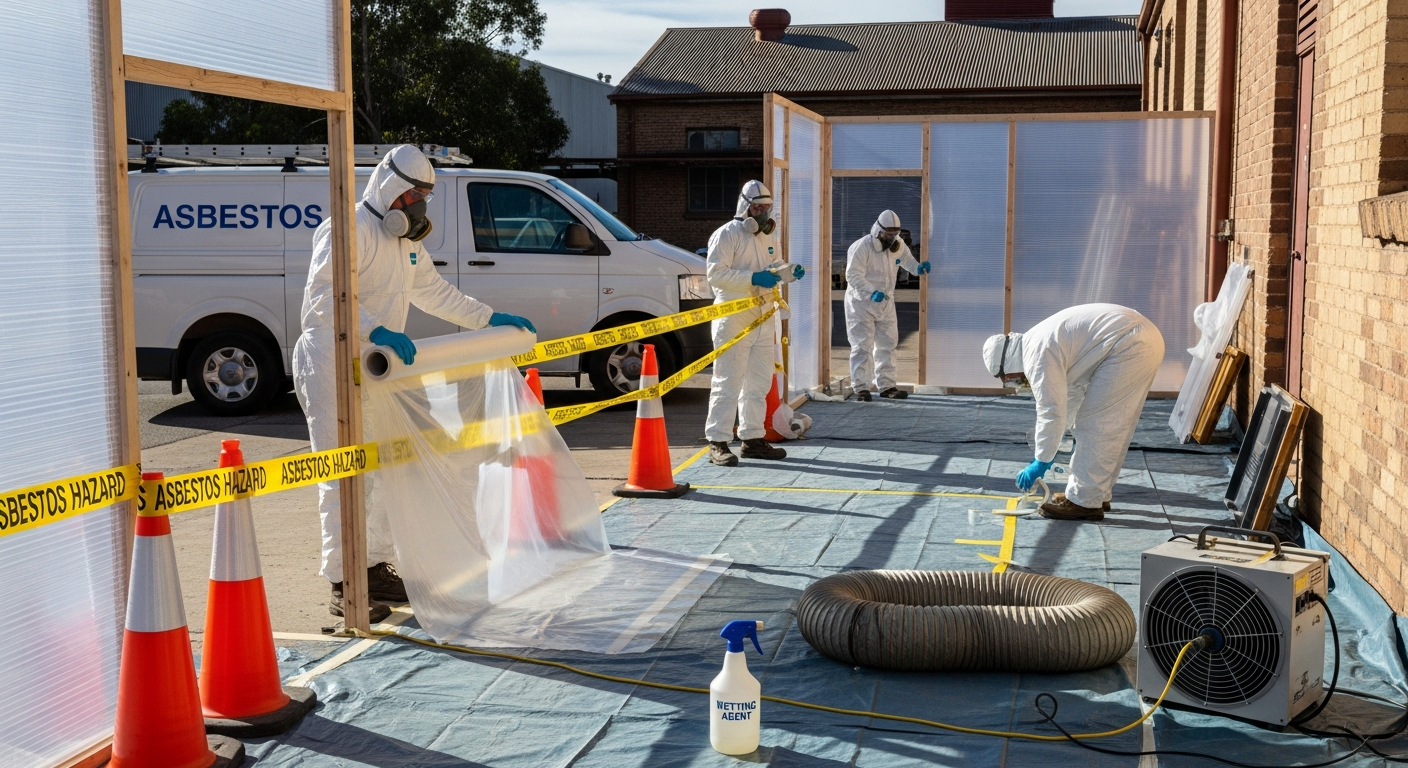 Licensed asbestos removalists