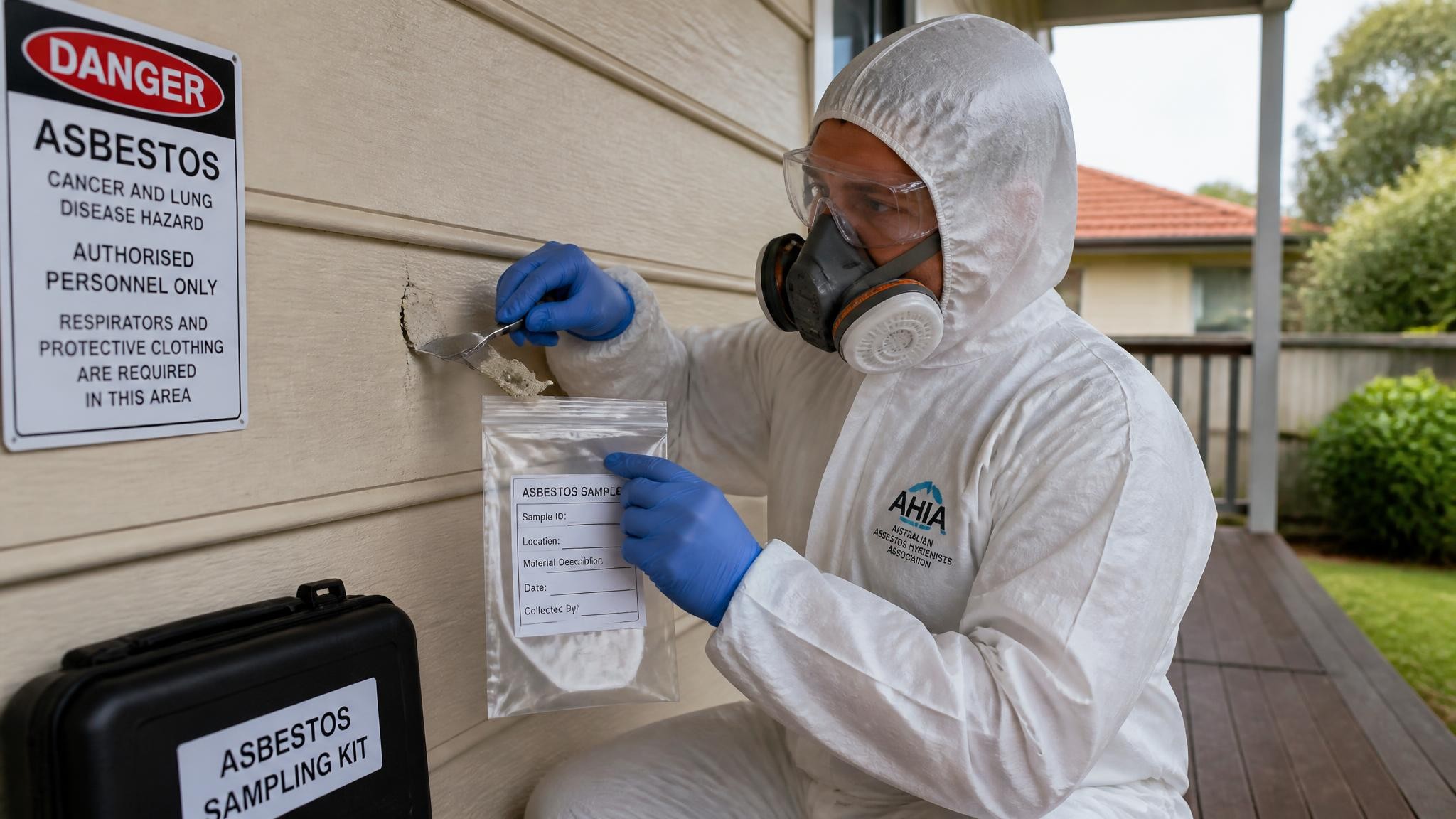 Asbestos abatement testing and sampling