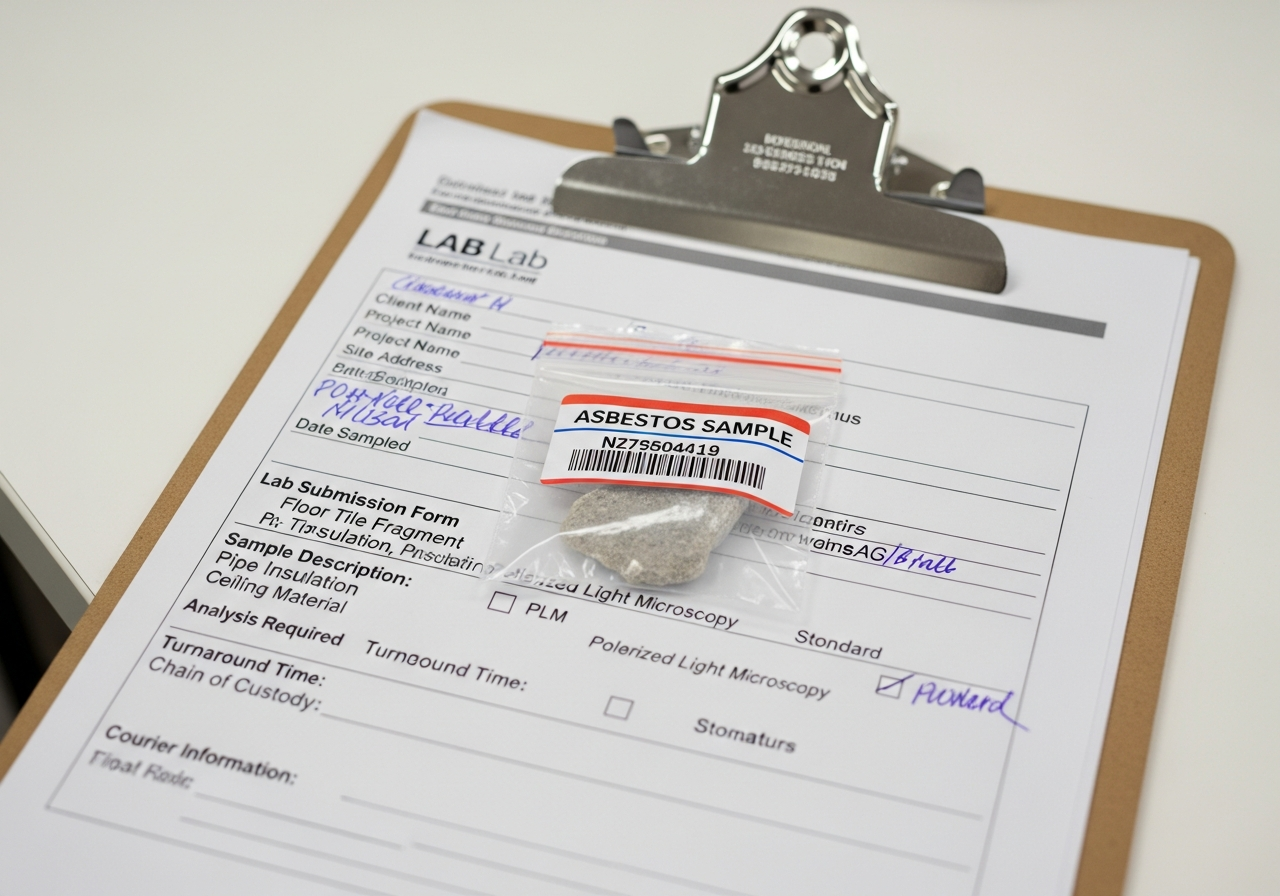 asbestos sample bag