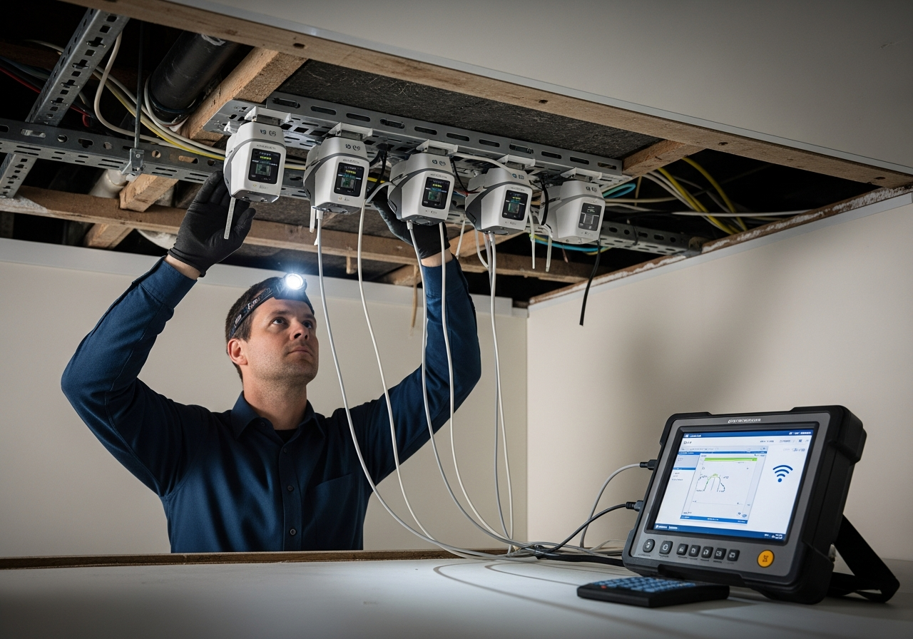 Air monitoring set up
