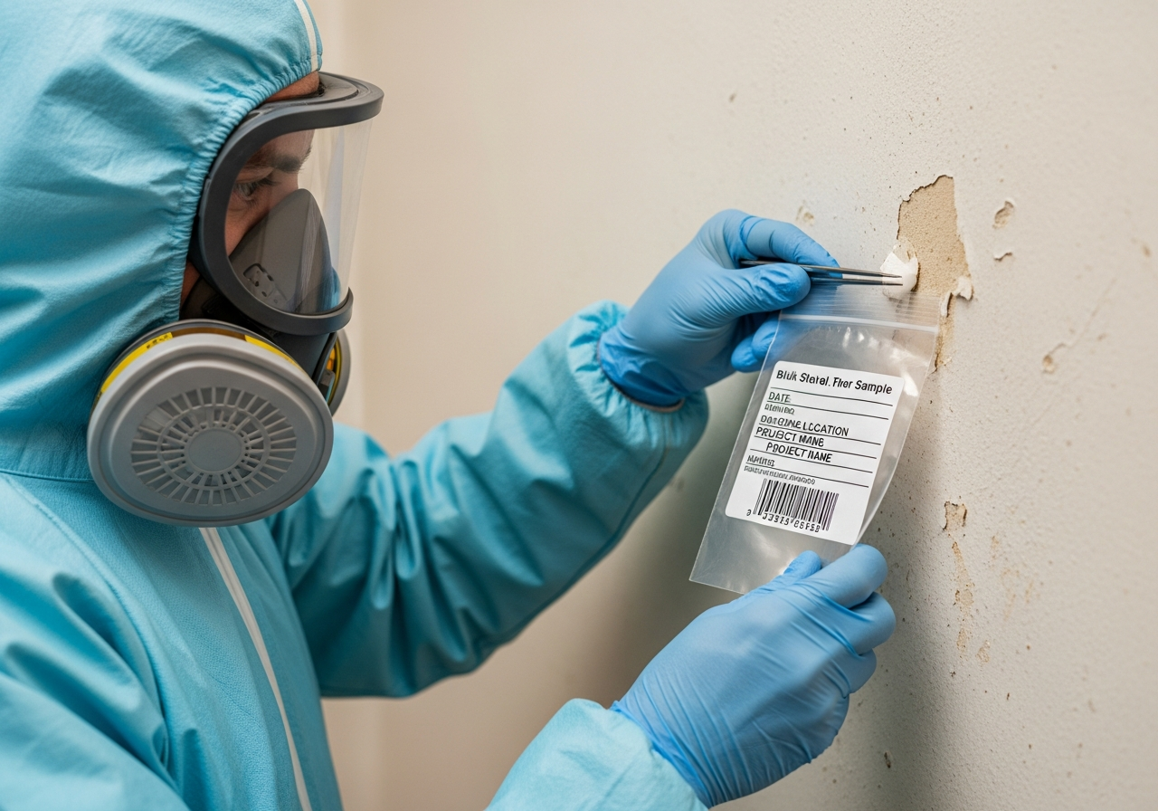 Asbestos bulk sampling