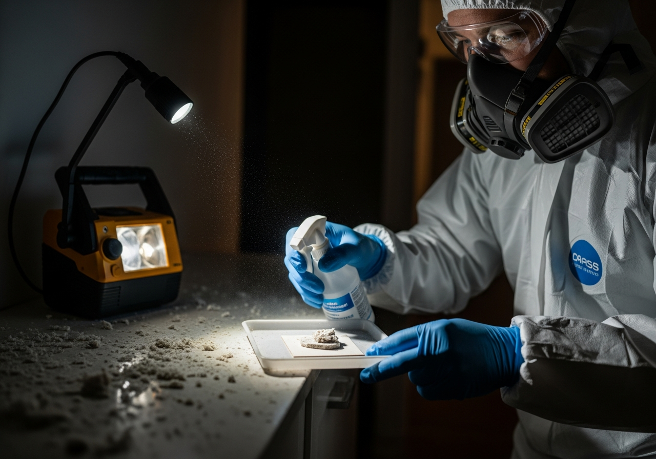 Asbestos sample collection