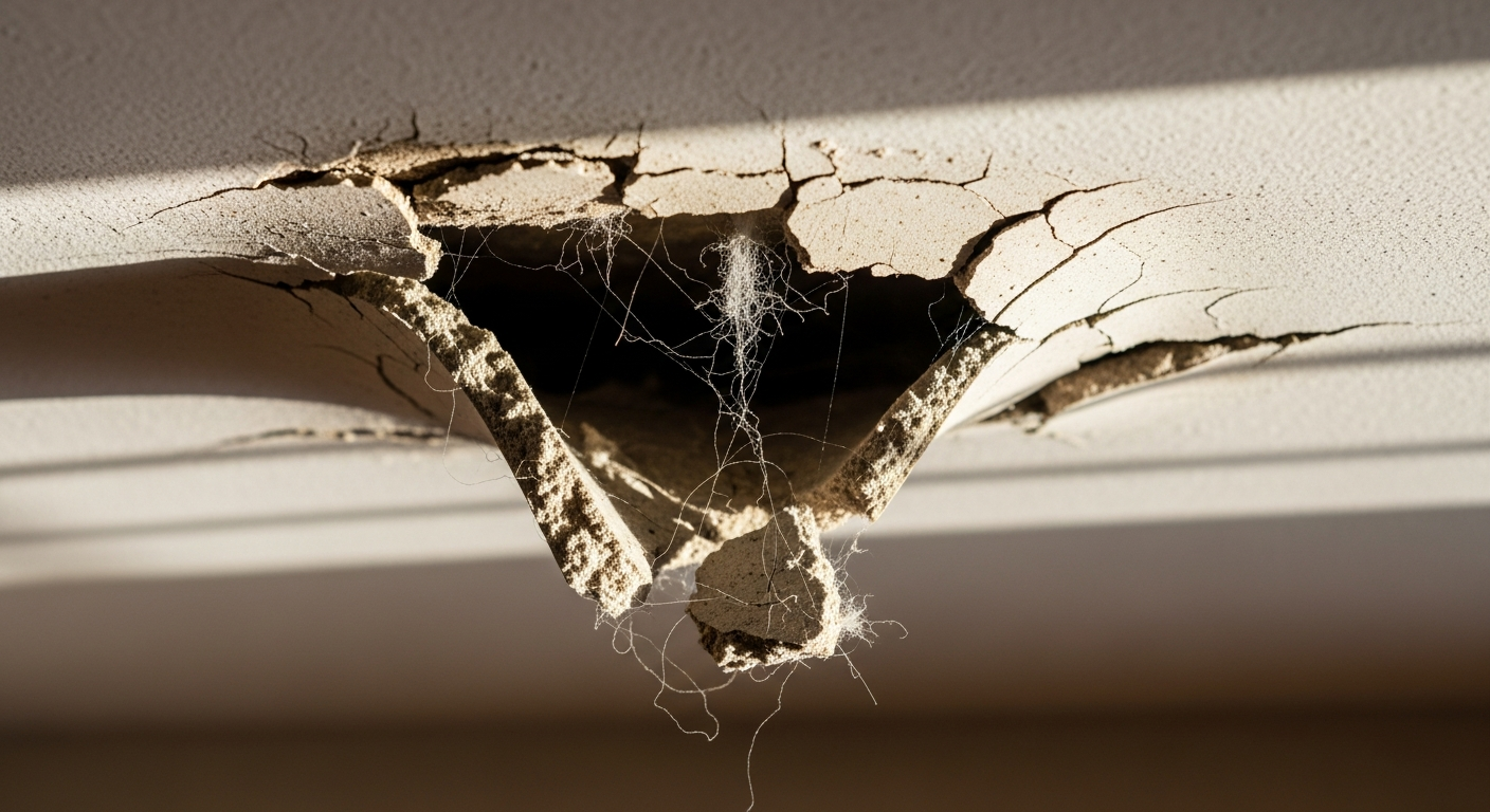 Found asbestos in home