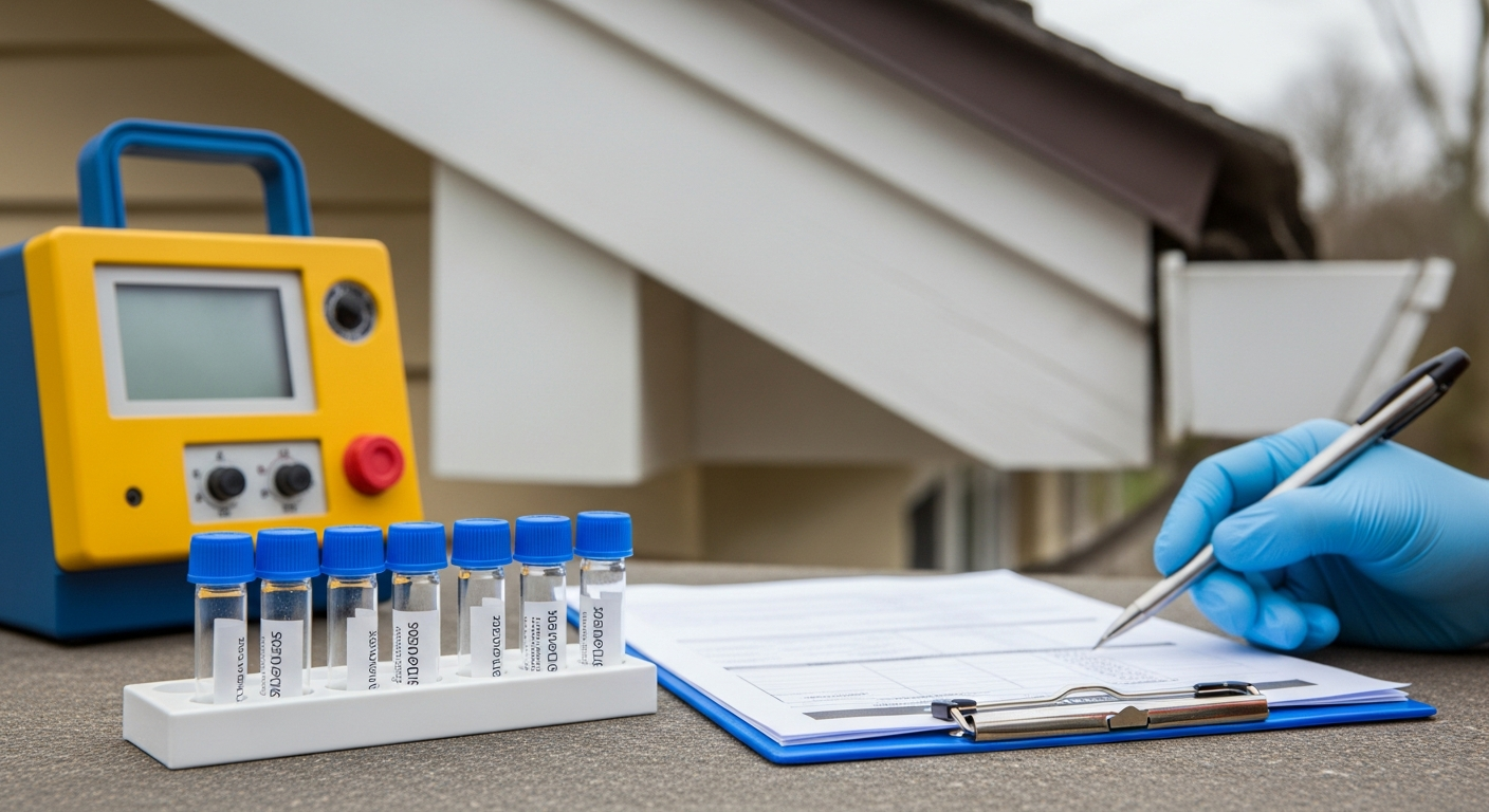 Asbestos testing equipment