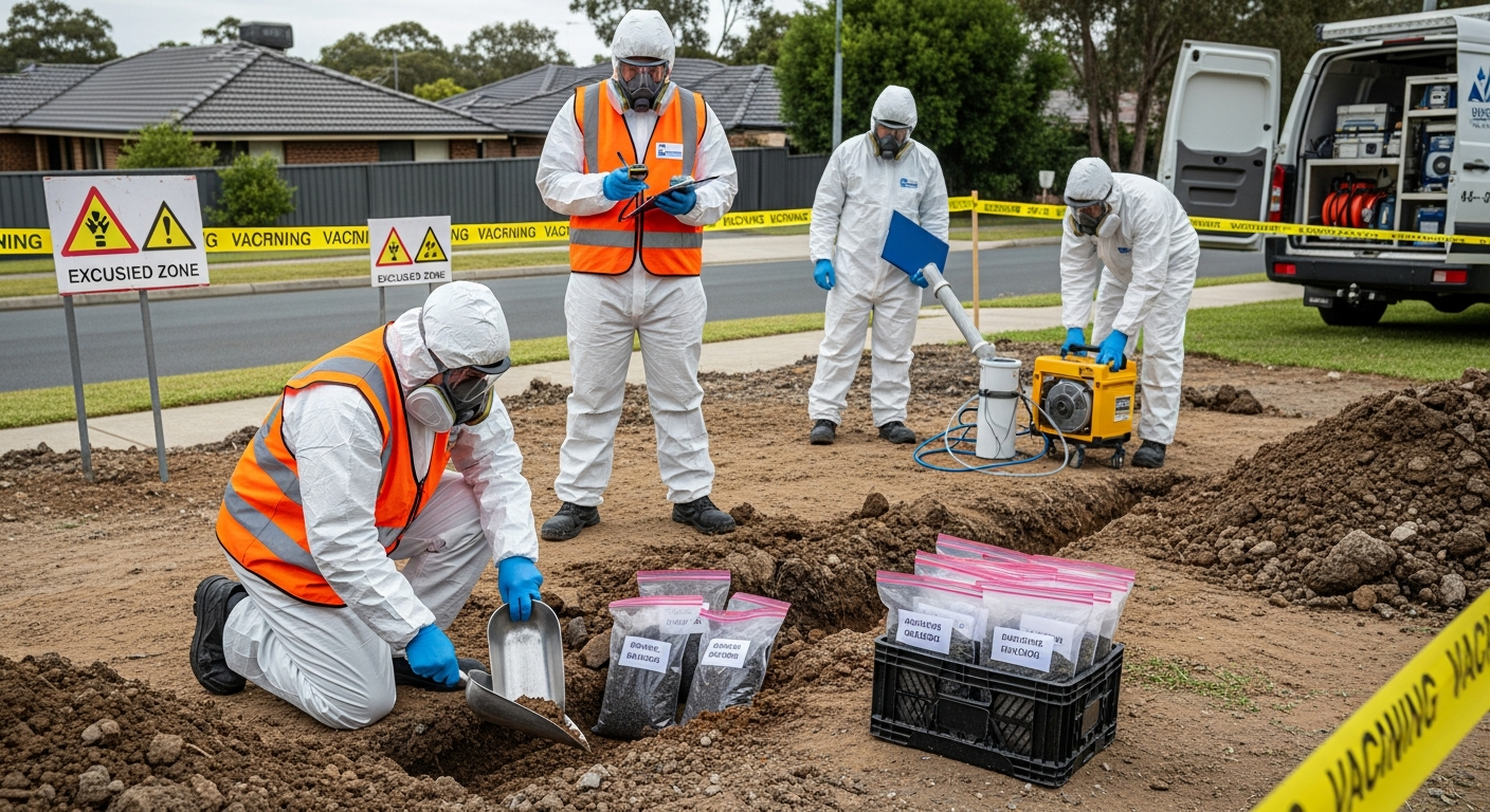Asbestos contaminated soil assessment