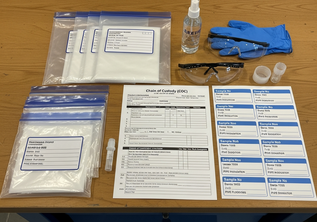 Asbestos sampling kit