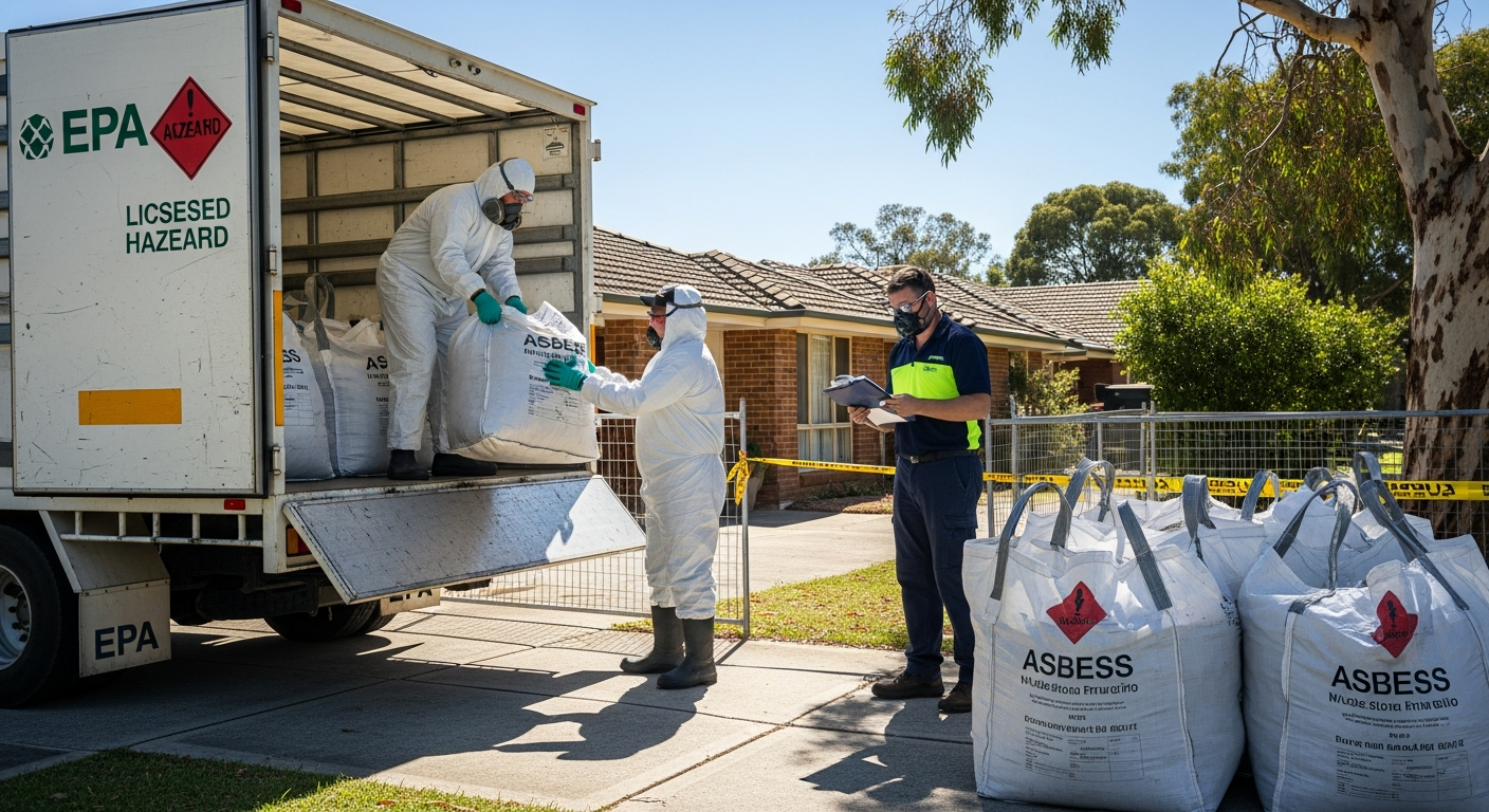 Asbestos transport to EPA facility