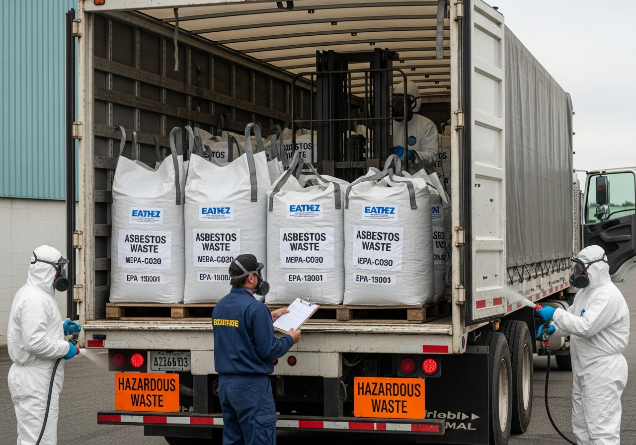 Asbestos waste disposal