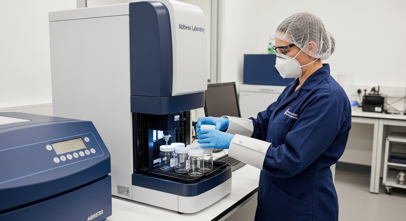 Asbestos testing laboratory