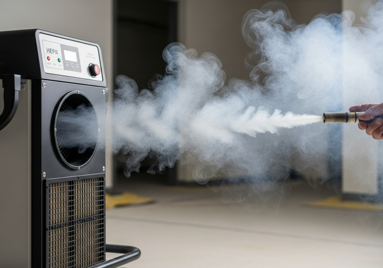 HEPA air filtration and airflow