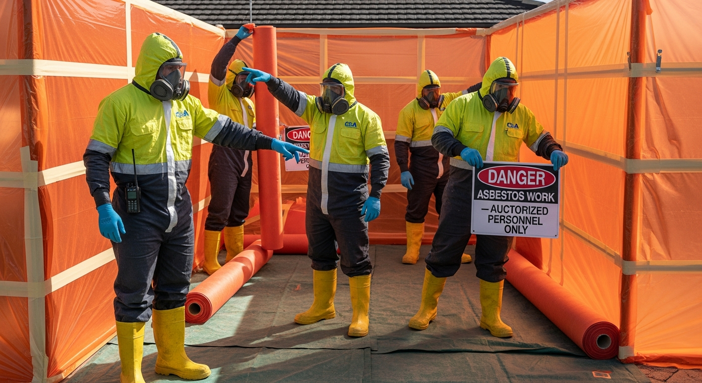 Licensed asbestos removalists