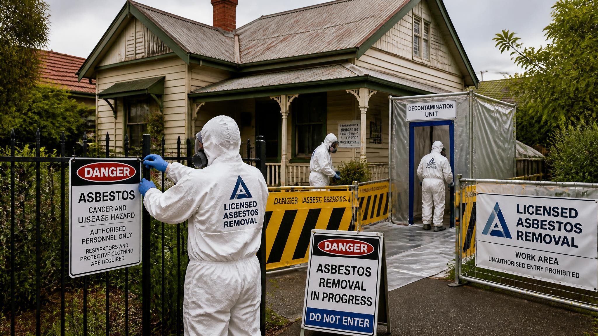 Asbestos remediation process