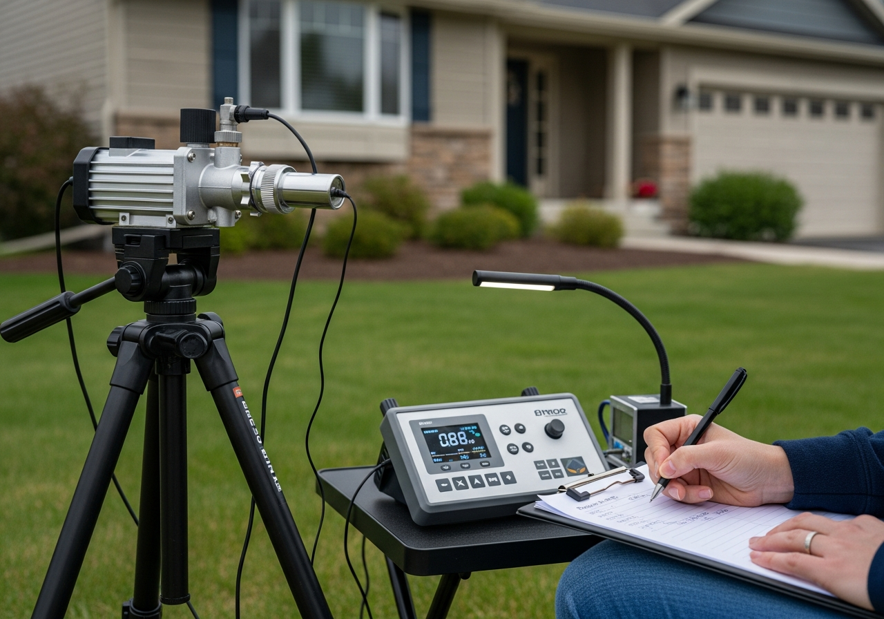 Air sampling for asbestos