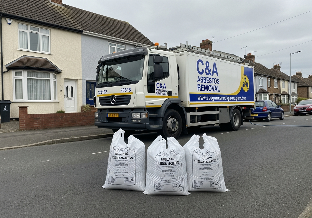 Licensed asbestos transport