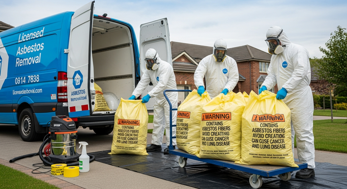 Proper asbestos disposal