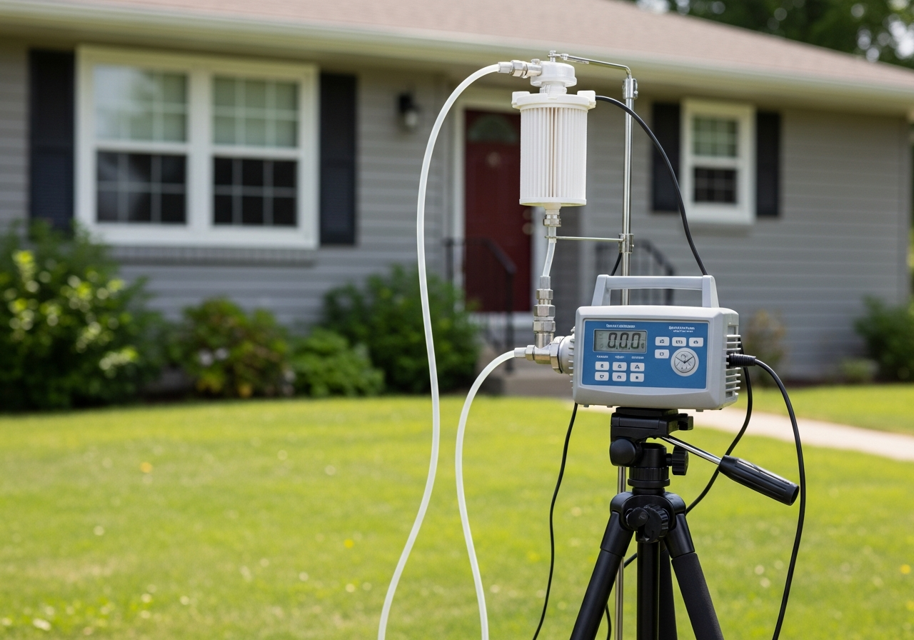 Air monitoring setup