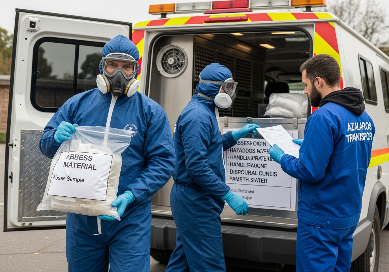 Asbestos sample transport