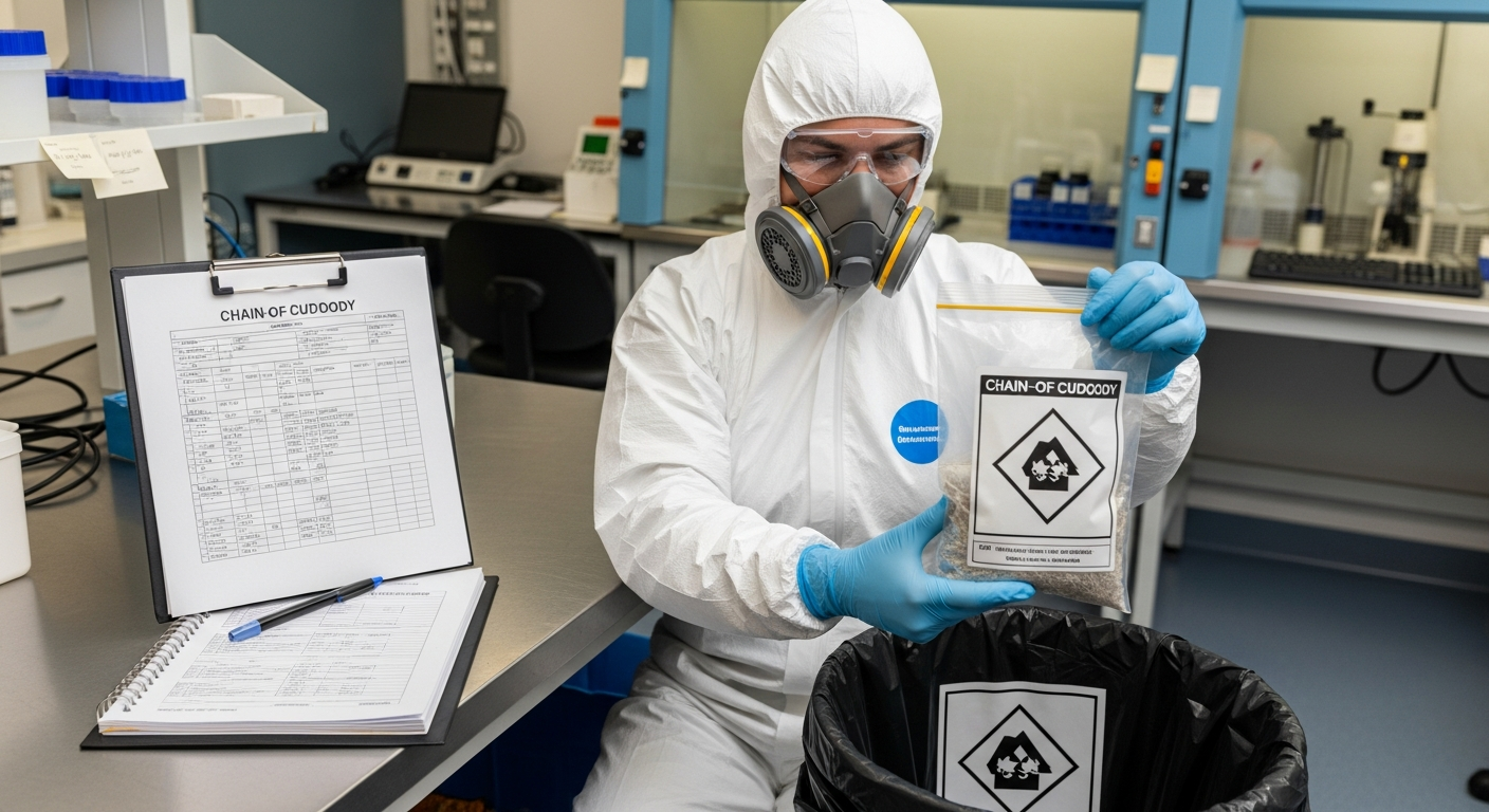 Asbestos testing laboratory
