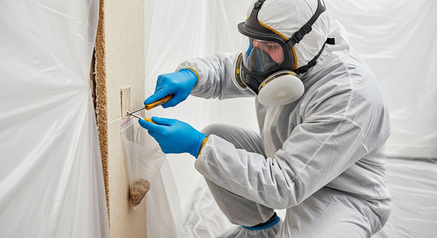 Asbestos testing lab