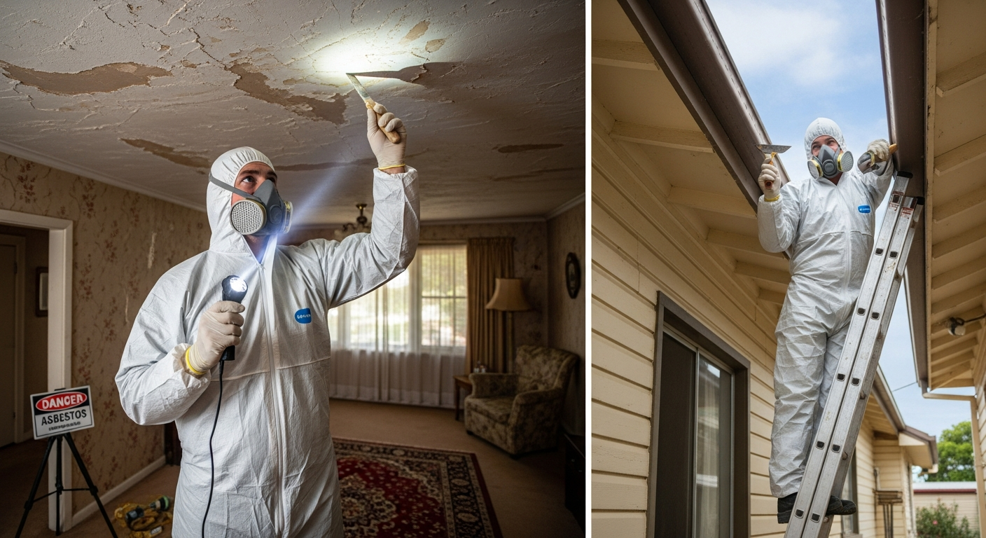 Removing asbestos from home