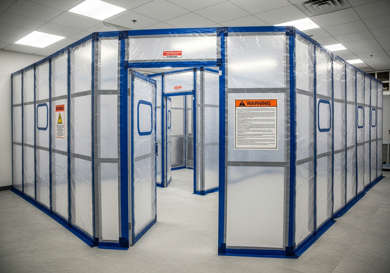 Asbestos containment in renovation