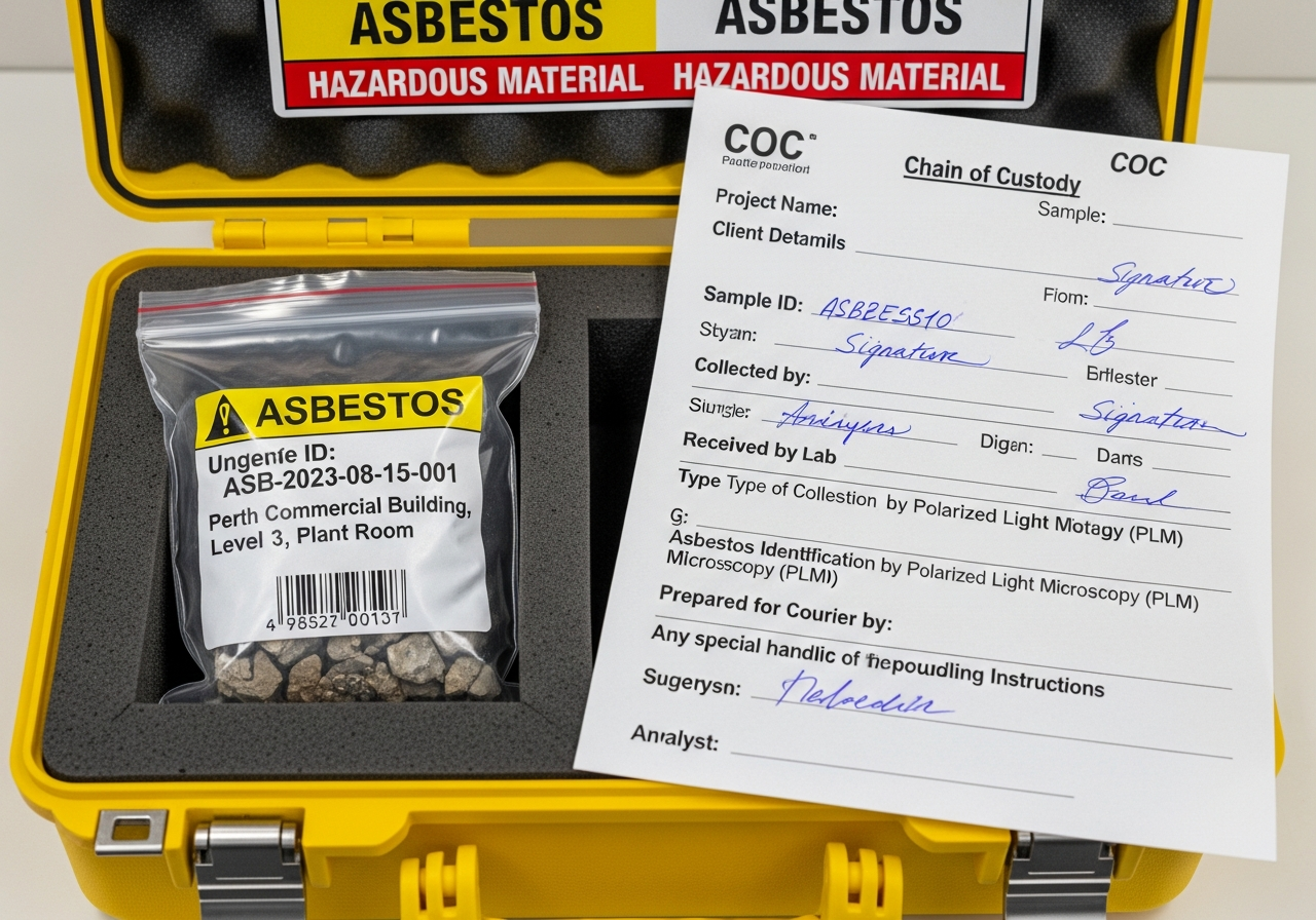 Asbestos sample handling