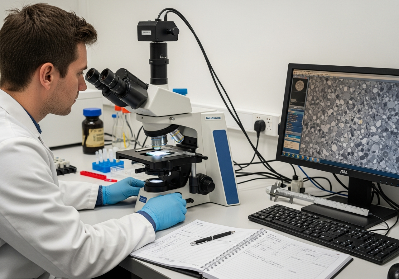 Asbestos testing laboratory