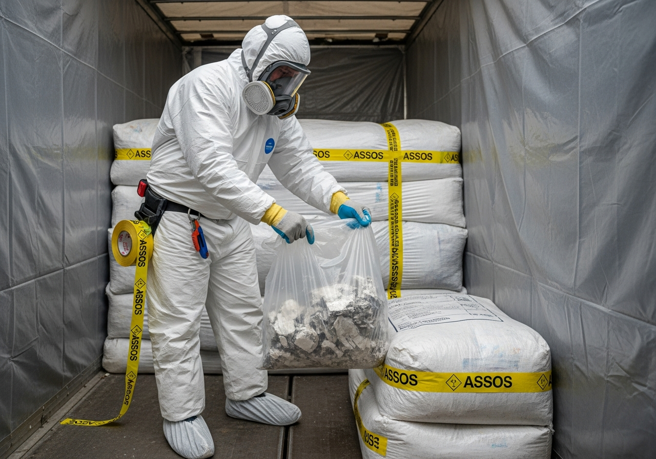 Asbestos removal PPE