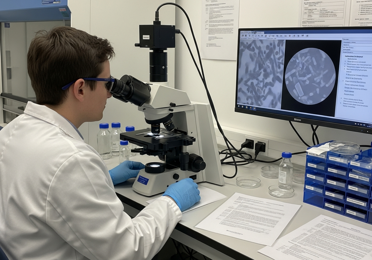 Laboratory asbestos analysis