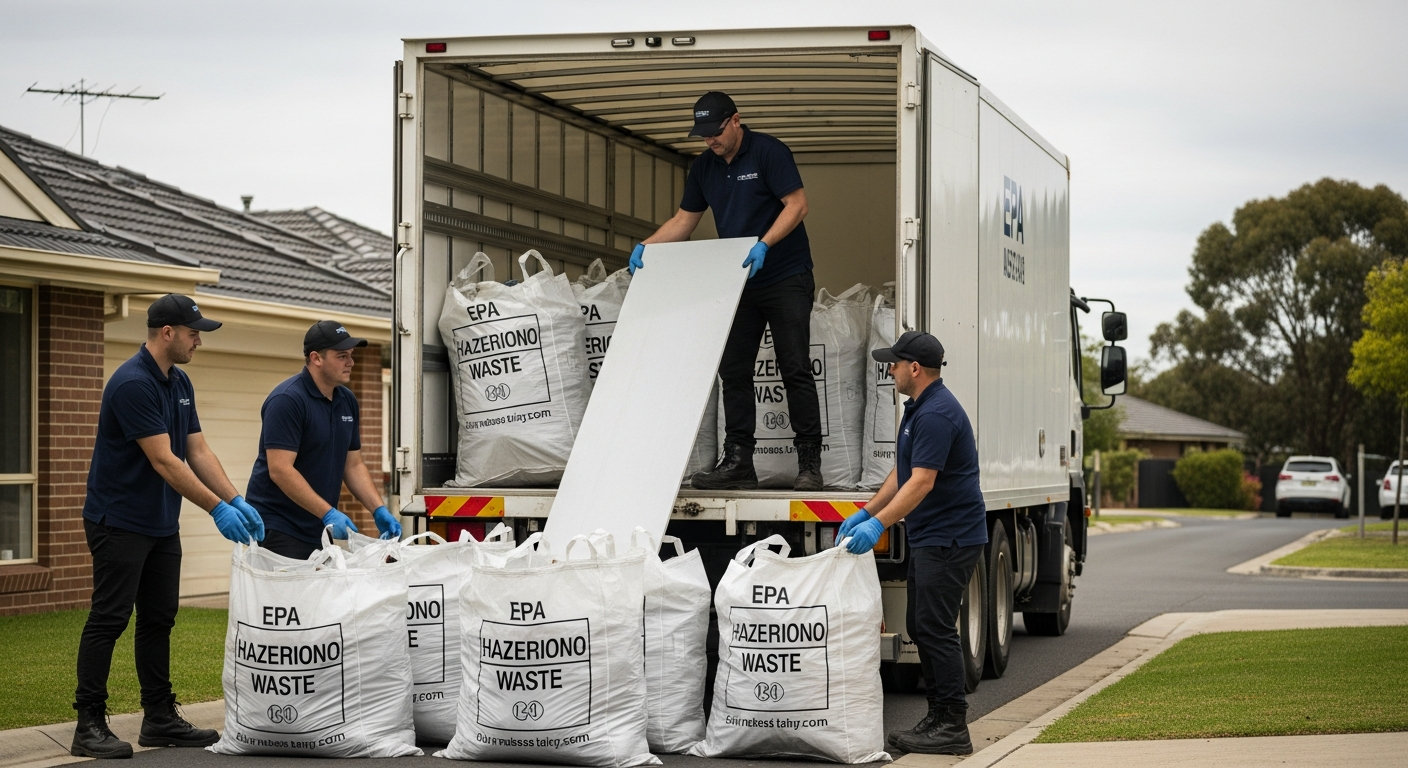 Asbestos disposal transport