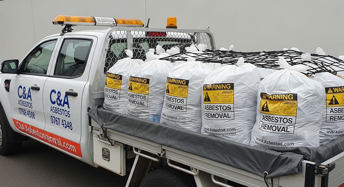 Asbestos waste transport