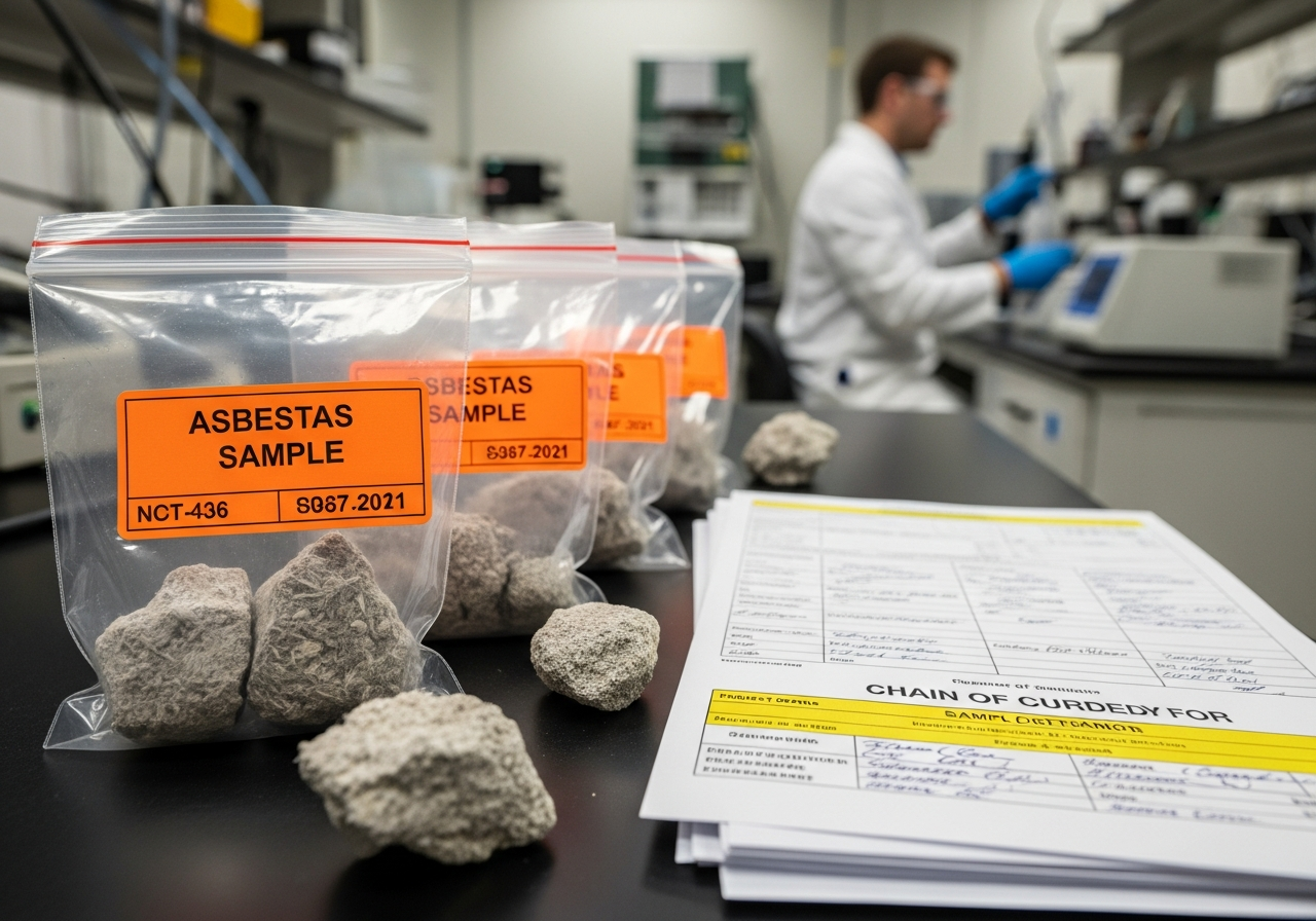 Asbestos sample bags