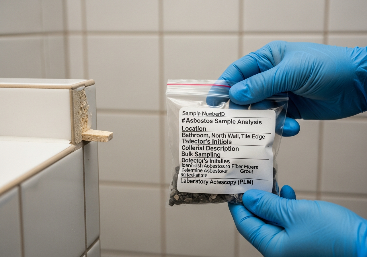Asbestos bulk sample