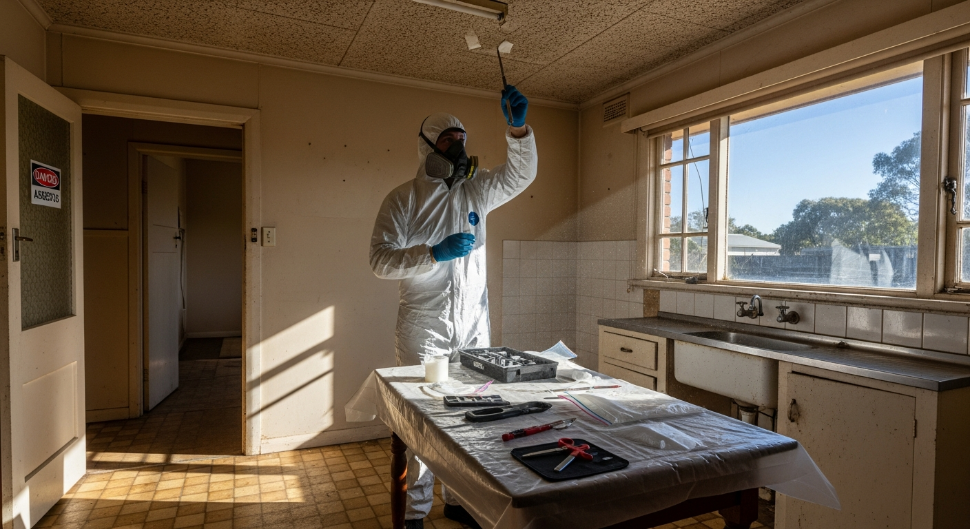 Residential asbestos testing