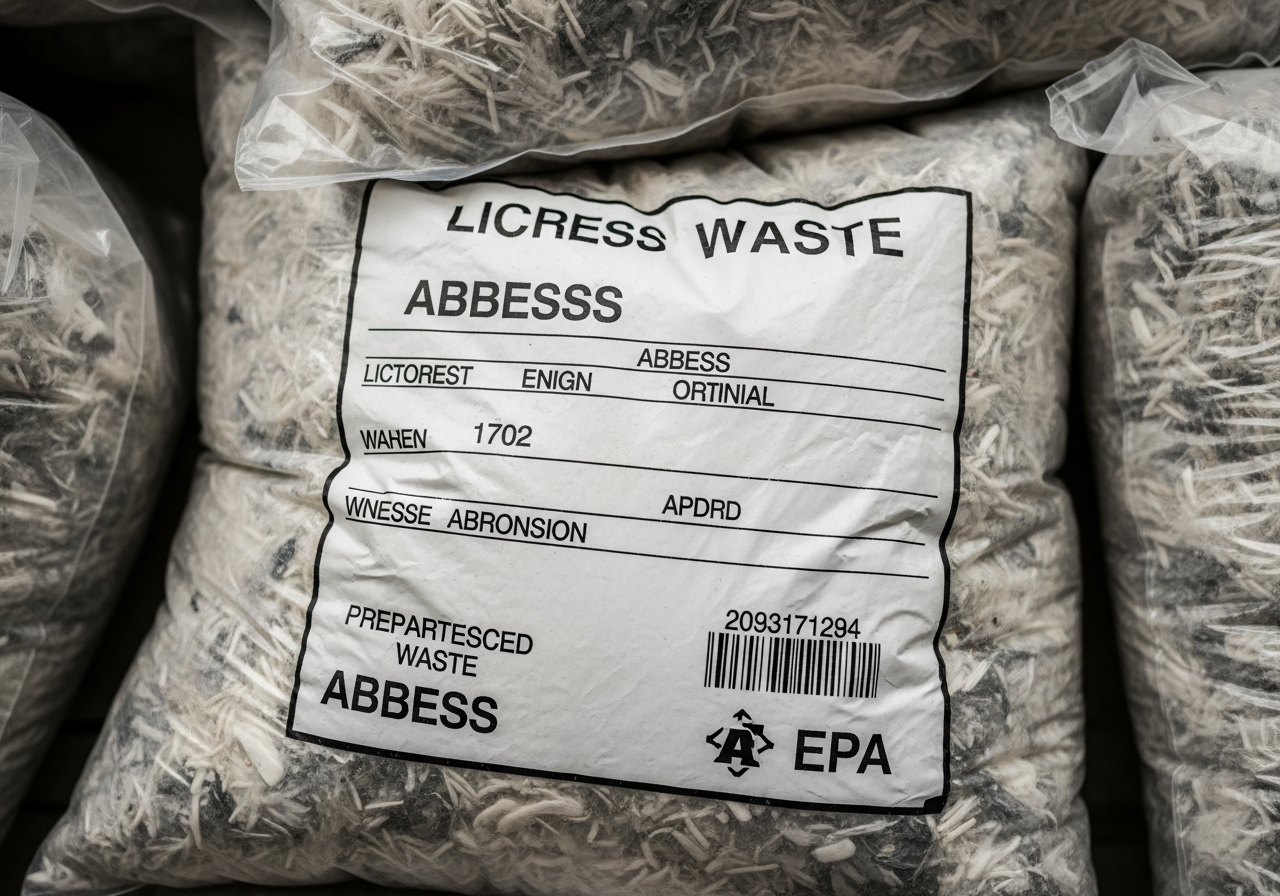 Asbestos double-bagging
