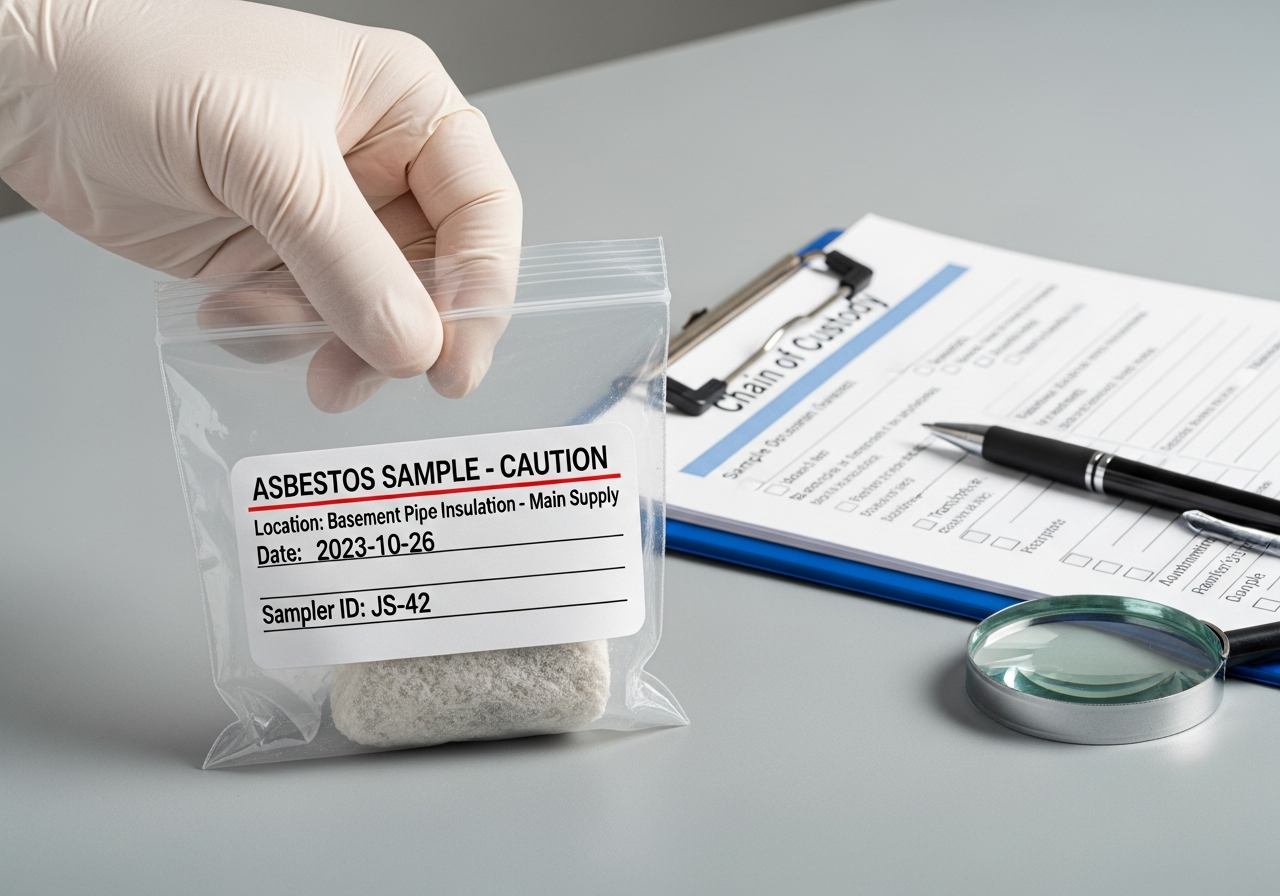 Asbestos sample collection