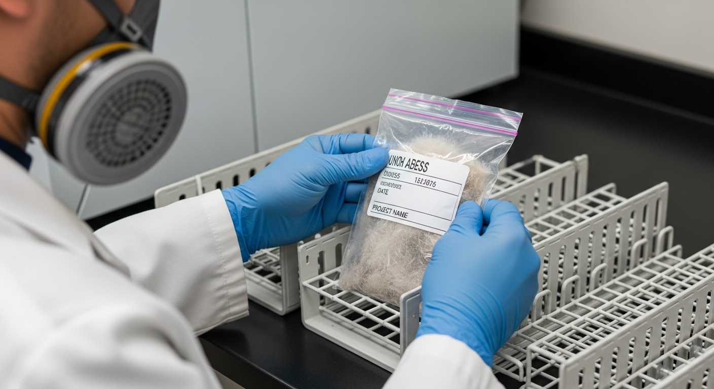 Asbestos analysis lab