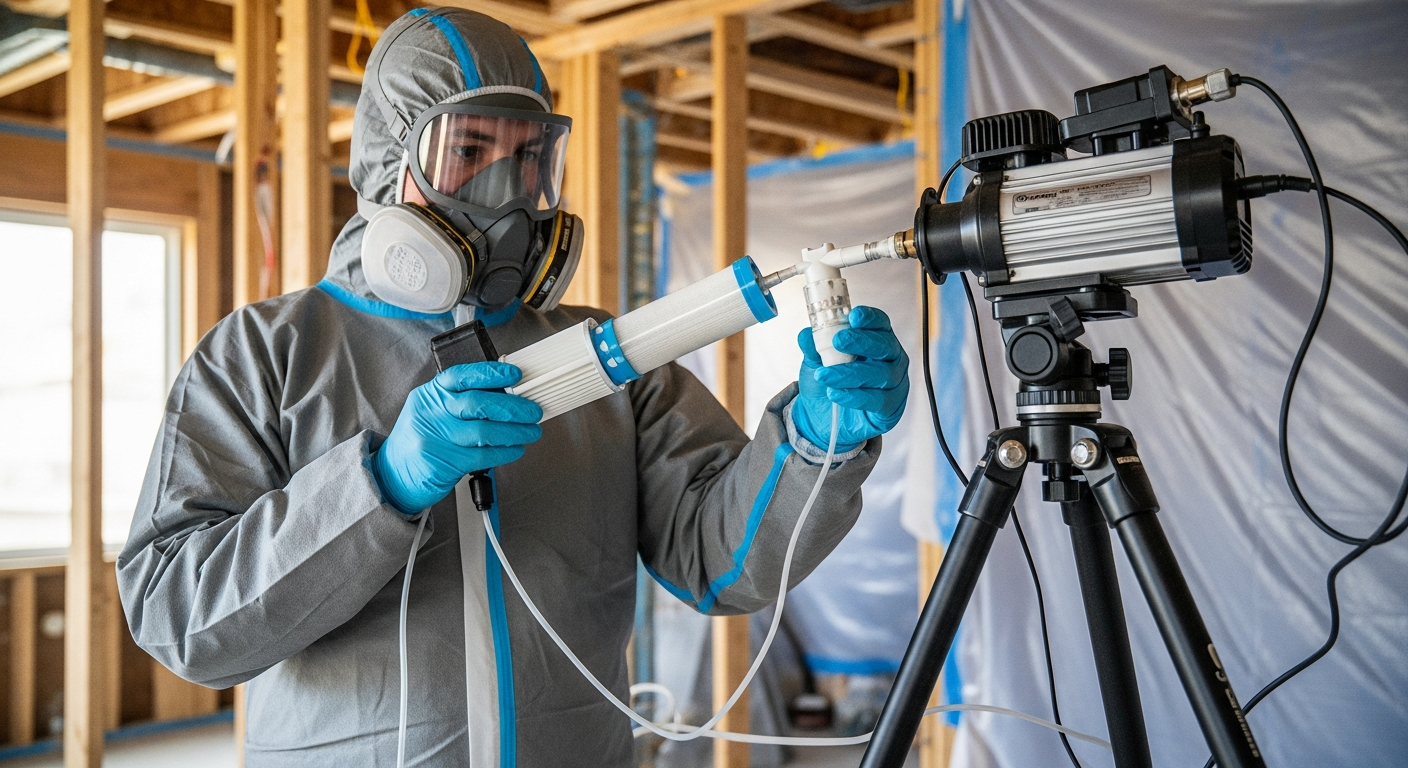 Asbestos clearance testing