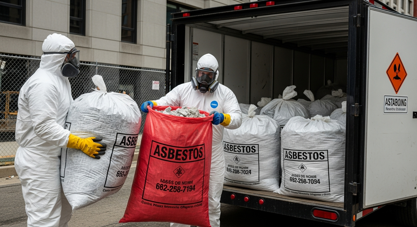 Asbestos waste disposal