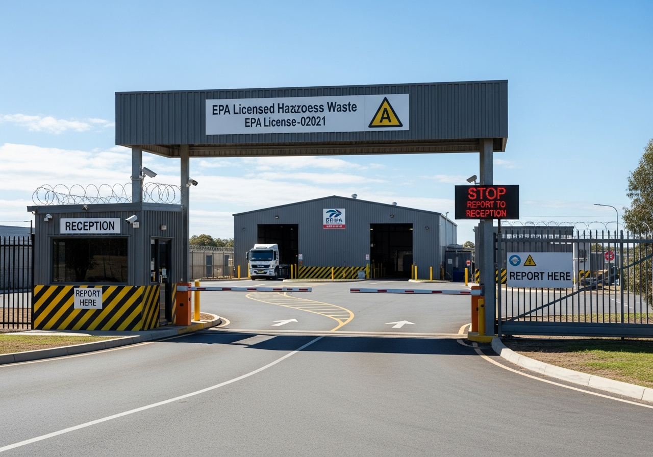 EPA-licensed disposal facility