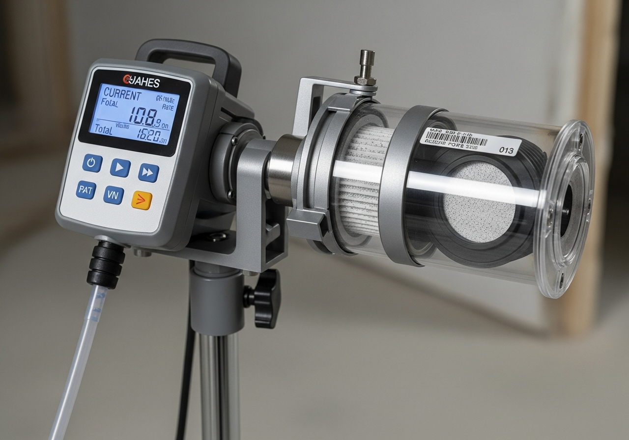 Air sampling for asbestos