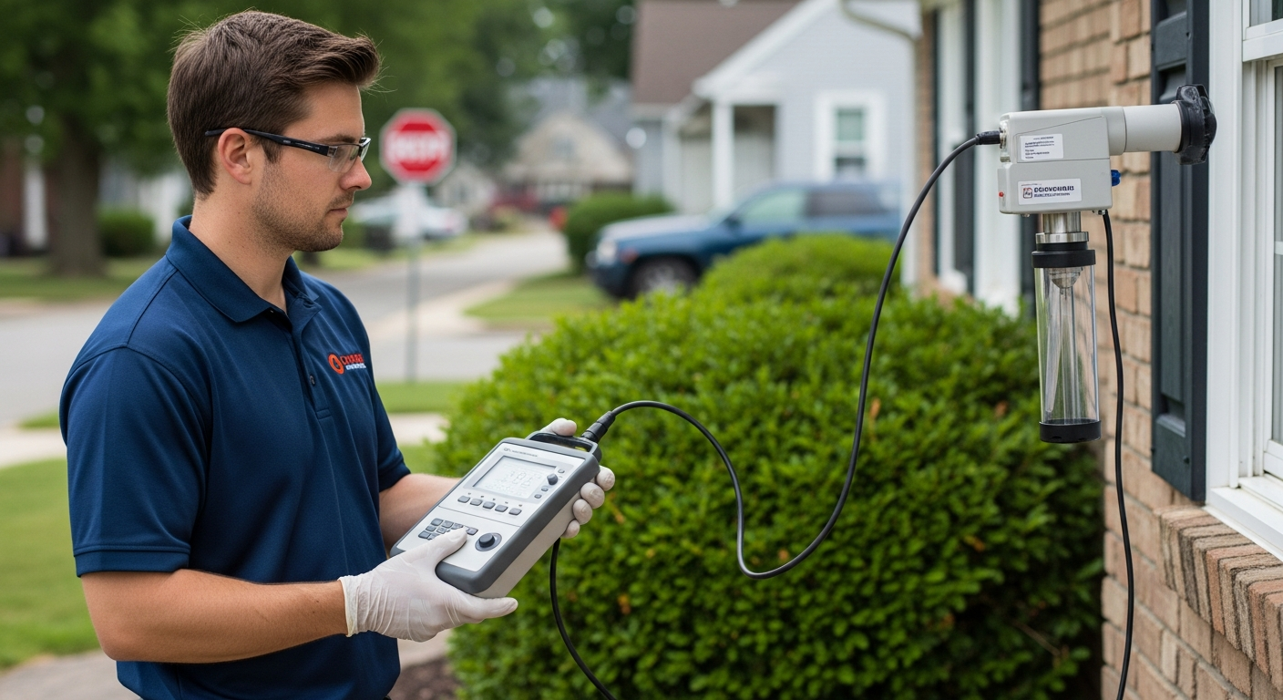 Asbestos air monitoring