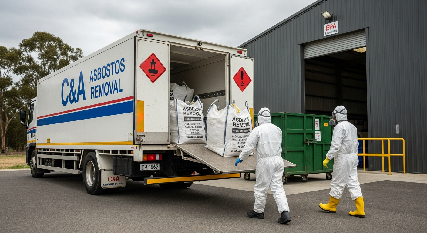 Asbestos disposal transport
