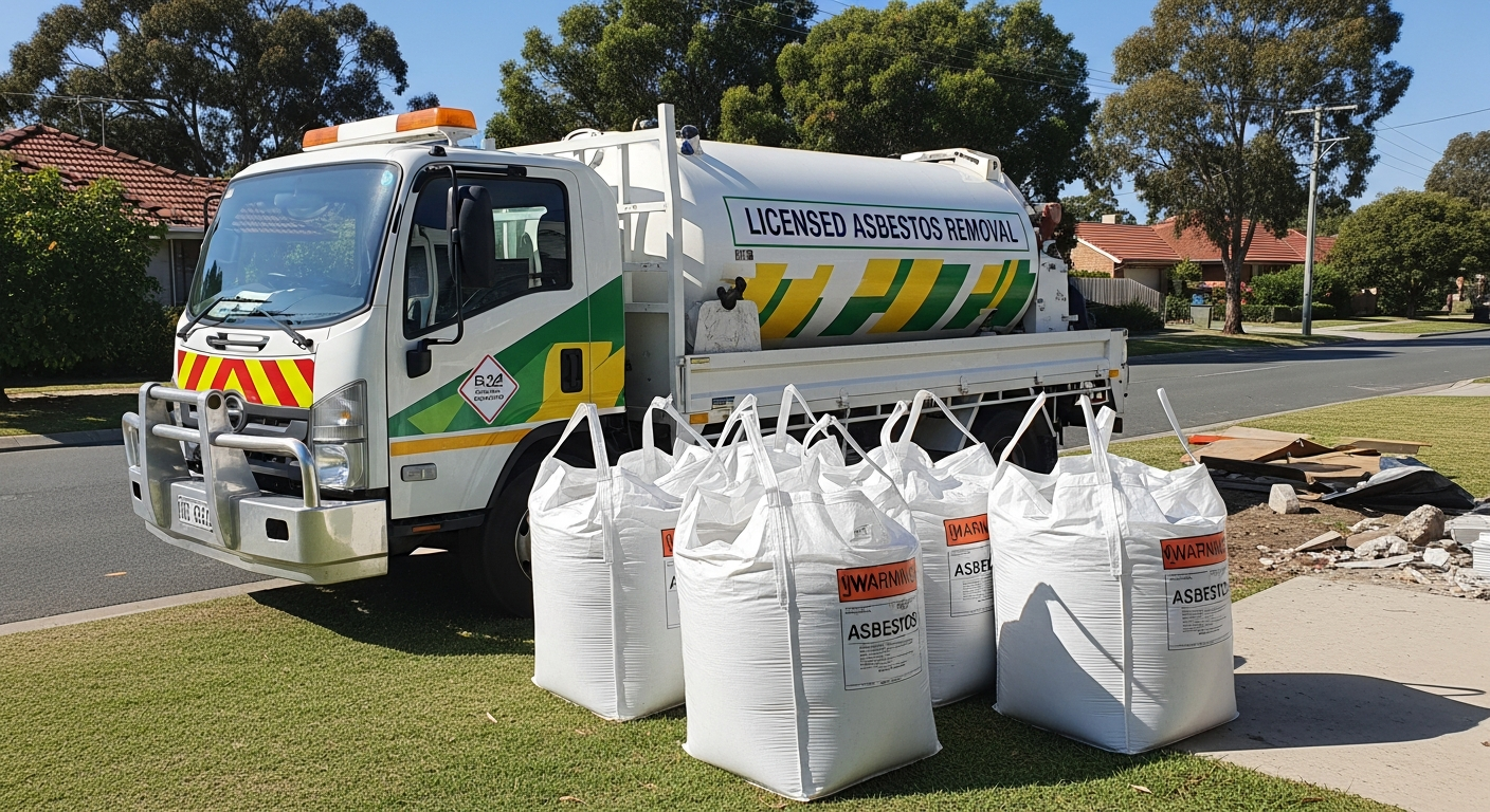 Asbestos waste transport