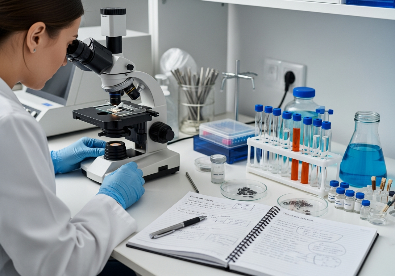 Laboratory asbestos testing